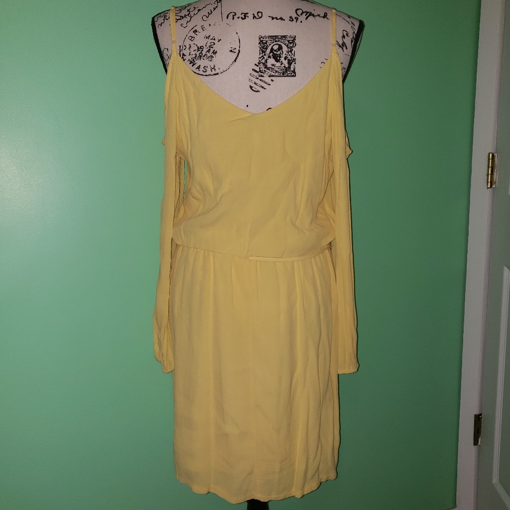 SALE 7 FOR $20 Bisou Bisou Cold Shoulder Dress 14 - Picture 2 of 8
